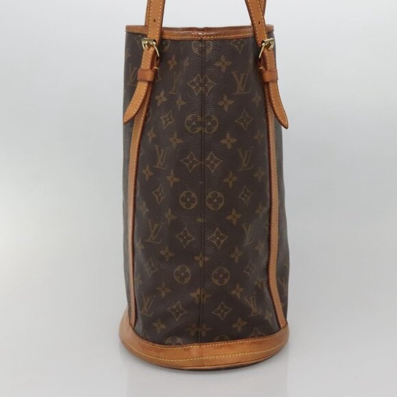 LOUIS VUITTON Monogram Bucket GM Shoulder Bag M42236 LV Auth 140772 - Picture 5 of 16